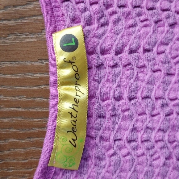 [6] Weatherproof Purple and Gray Striped Sleeveless Tank Top Size Large - Picture 3 of 5